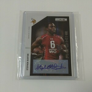 STEPHEN BURTON 2011 NFL PANINI ROOKIE & STARS ROOKIE AUTO 237/350 VIKINGS ルーキー 直筆サイン カード バイキングス