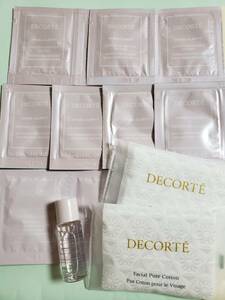 新品★COSME DECORTE コスメデコルテ イドラクラリティ♪乳液♪化粧水♪クリーム♪ジェル状洗顔料♪サンプル10個★コットンおまけ付