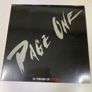 【同梱可】● アルフィー●　 Page One - 13 Piece Of Alfee（LP）★061013★C28A-0309