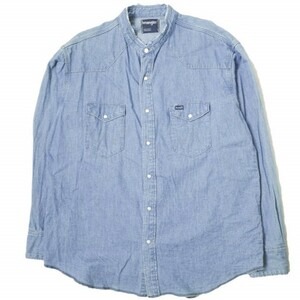 Wrangler x Bshop ラングラー ビショップ 23SS 別注 WESTERN SHIRTS - USED カットオフデニムウエスタンシャツ WS9320 L Indigo g13346