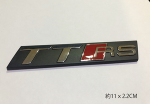 アウディ TT 8J TTRSエンブレム リア エンブレム 両面テープ付