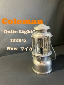 コールマン Coleman ランタン 1928年5月 オールドコールマンランタン L３２７ クイックライト マイカグローブ ビンテージ