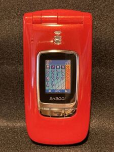 《美品モック》docomo FOMA SH900i Red by Sharp《希少》