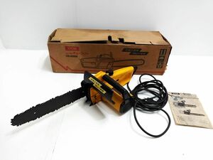 □動作品 RYOBI リョービ ブレーキ付き 電気チェーンソー CS-295S メカニカルブレーキ 電動工具 説明書 元箱付 1120-7 @140□