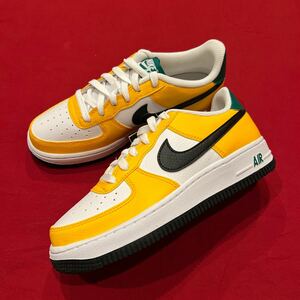 【新品】　レアカラー　NIKE　ナイキ　AIR FORCE 1 GS　エアフォース1　4Y　23㎝　新品　スニーカー　Oakland Athletics　FN8008