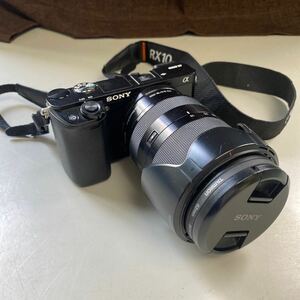 SONY ソニー 本体　ミラーレス　デジタルカメラ 一眼カメラ　α6000 ILCE-6000 レンズ　SEL18200LE TAMRON 62mm SKYLIGHT 中古　W-0603-17