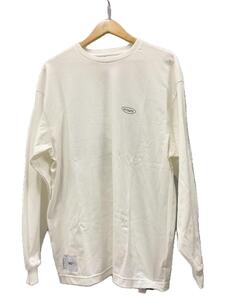 WTAPS◆PRTC LS COTTON/Tシャツ/XL/コットン/ホワイト/白/232ATDT-LTM03S