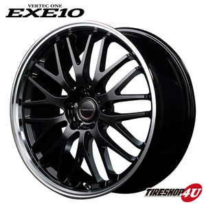 4本セット 軽量ホイール VERTEC ONE EXE10 19x8.0J 5/114.3 8J+42 GBRP おすすめタイヤ 225/40R19 レクサス IS ヴェゼル オデッセイ リーフ