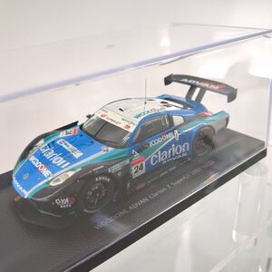 エブロ　日産 フェアレディ　1/43　NISSAN FAIRLADY　ブルー　EBBRO　WOODONE ADVAN Clarion Z SuperGT　ミニカー　中古　◆3114/高洲店