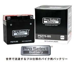 限定特価!! YTZ7S/FTZ7S互換 プロセレクトバッテリーPSZ7S/PSZ7S-BS ズーマー(AF58) バイト(AF59) ホーネット250(MC31)