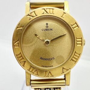 2887 希少品! コルム CORUM 30.101.59 504728 QZ クオーツ 750 18K 腕時計 総重量42.3ｇ