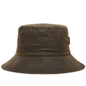 バーブァー BARBOUR バブアー wax sports hat ワックス スポーツ ハット oiled オイルド 帽子 bucket 新品 バケット olive オリーブ　M