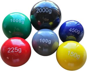 野球トレーニングボール ウエイトボール 6球(100g,150g,225g,450g,1000g,2000g）