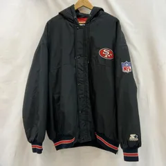 STARTER スターター ジャケット、上着 ジャンパー、ブルゾン NFL 49ERS ナイロン フード ブルゾン