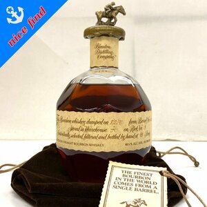 未開栓◆ブラントン Blanton◆シングルバレル 1991 750ml アルコール46.5% 巾着/冊子付 バーボン ウイスキー 洋酒 古酒 お酒