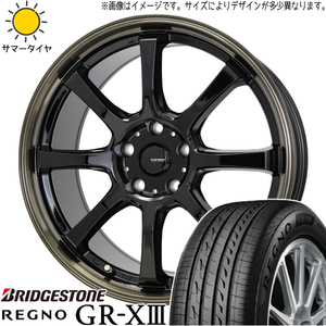 プリウス ウィッシュ 86 BRZ 215/45R17 ホイールセット | ブリヂストン レグノ GRX3 & P08 17インチ 5穴100