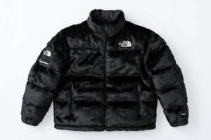 Mサイズ supreme north fur nuptse ノース ヌプシ black 