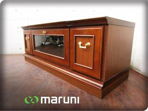 ■展示品■maruni/マルニ■高級■地中海シリーズ■シアターボードⅡ ロータイプ120■クラシック■テレビボード/TVボード■31万■smm9154k