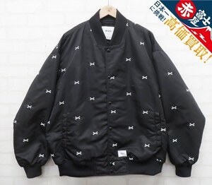 3J3925/WTAPS TEAM JACKET 221TQDT-JKM01 ダブルタップス チームジャケット ナイロンジャケット