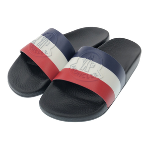 MONCLER モンクレール 【lay3814M】 SLIDES SHOES スライドサンダル シャワーサンダル ロゴ トリコロール レディース 約23cm ブランド MR