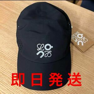 LOEWE ON CAP Black 新作 ロエベ オン キャップ ブラック 黒 baseball ベースボール テクニカルシェル 24SS 2024SS