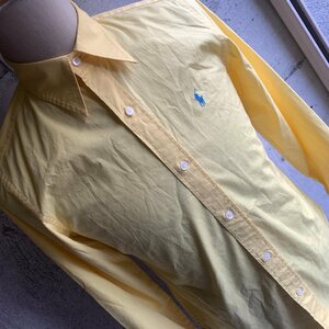 アメリカ古着 ラルフローレン パステル カラー シャツ 13 size ライト イエロー U.S Used Clothing Ralph Lauren Pastel Color Shirt