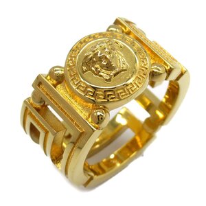 ヴェルサーチ メドゥーサ グレカ リング ブランドオフ VERSACE GP（ゴールドメッキ） リング・指輪 GP 中古 メ