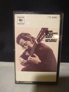 T6014　カセットテープ　John Williams Plays Bach The Complete Lute Music On Guitar