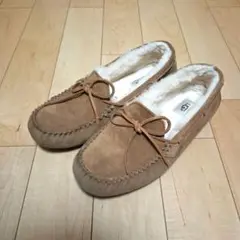 UGG ベージュ スエード モカシン　28cm