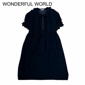 【WONDERFUL WORLD】フリルワンピース