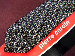 ♪9856C♪良品【馬 うま 馬具 柄】ピエールカルダン【pierre cardin】ネクタイ