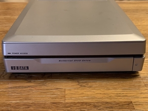 アイオーデータ社製 DVR-UEM16G 外付けDVDマルチドライブ FireWire(i.LINK)・USB2.0対応 Panasonic SW-9587-C搭載 ジャンク扱い