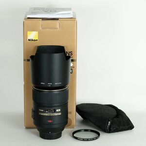 [美品｜フィルター付] Nikon AF-S VR Micro-Nikkor 105mm f/2.8G IF-ED / ニコンFマウント