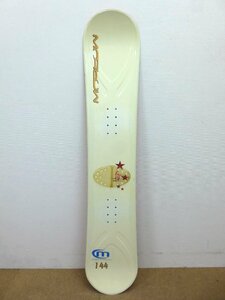 11235★MORROW モロー　143cm スノーボード　板のみ ケース付き★中古・良品★