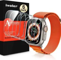 【6枚入り】iVoler ガラスフィルム 49mm Apple Watch