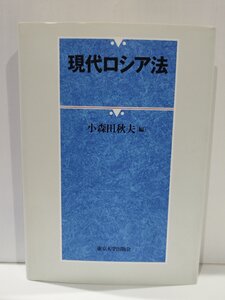 現代ロシア法　小森田秋夫　東京大学出版会【ac02r】