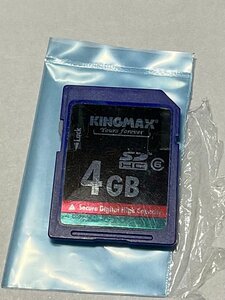 KINGMAX キングマックス SDHCカード 4GB 1枚 フォーマット済み 動作確認済みジャンク品