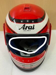 RM6520 Arai アライ ビンテージヘルメット フルフェイス 85 57~58㎝ Mサイズ 欠品あリ 現状品 1219