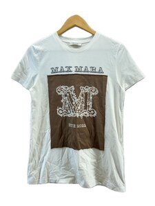 MAX MARA◆Tシャツ/S/-/WHT/無地/19410422