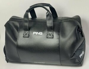 □PING ピン ボストンバッグ シューズ収納付き メンズ ツアーライトボストン ブラック ゴルフ□埼玉戸田店