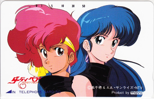 ダーティペア テレカδ/土器手司 高千穂遙 安彦良和 DIRTY PAIR 日本サンライズ