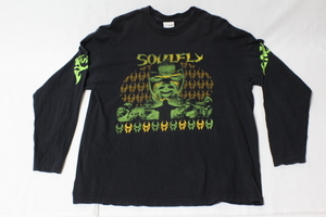 当時物 フルーツオブザルーム製 SOULFLY ソウルフライ ロングスリーブ Tシャツ（バンドT ロックT ビンテージ ロンT