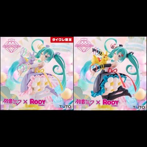 初音ミク×Rody AMP+フィギュア 39 サンキュー ver. ２種セット タイクレ限定 通常