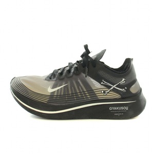 ナイキ NIKE ZOOM FLY UNDERCOVER GYAKUSOU BLACK スニーカー シューズ メッシュ ナイロン US9.5 27.5cm 黒 ブラック AR4349-001 メンズ