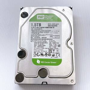 HDD Western Digital 1500GB 1.5TB 使用時間 5710時間 管理番号23