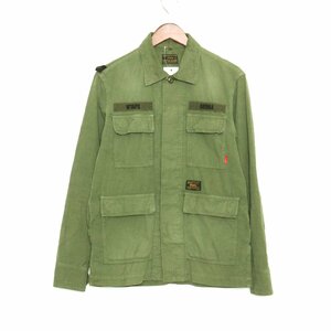 WTAPS 15SS JUNGLE LS / SHIRTS. COTTON. RIPSTOP サイズ1 オリーブ ダブルタップス ミリタリージャングル長袖シャツ ロングスリーブ