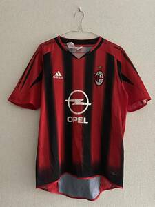 A6/87★セリエ Serie A★ポルトガル製★アディダス adidas AC ミラン MILAN 04-05 Home ユニフォーム No7 SHEVCHENKO シェフチェンコ☆170