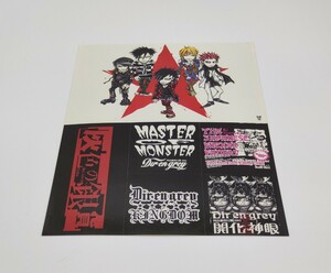 Dir en grey 列島激震行脚 2002 開化神眼 ツアーグッズ ステッカー ディルアングレイ ヴィジュアル系 V系 