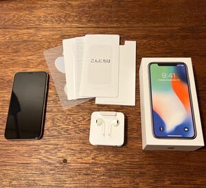 iPhoneX SIMロック解除済み　送料無料！　64GB ホワイト