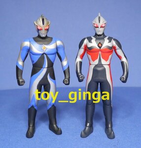 即決ウルトラヒーローシリーズ カオスウルトラマン＆カオスウルトラマンカラミティ 中古品　ウルトラマンコスモス